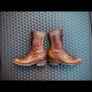 Vintage Studded Boots